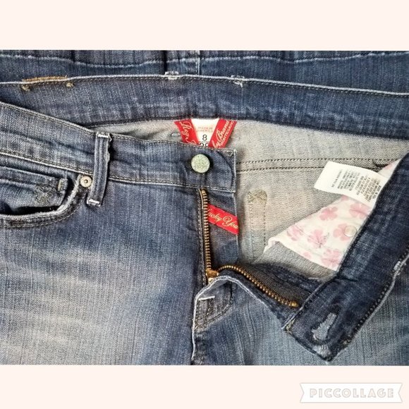 LUCKY BRAND Sundown Wide Leg Denim Jeans - Women's 8 - Picture 6 of 6